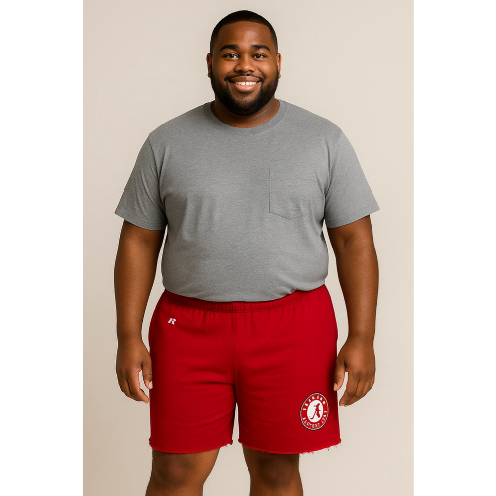 Men's Russell Alabama Football Red Athletic Shorts 2XL